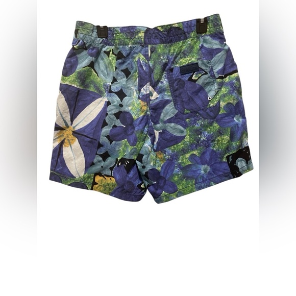 Rodd& Gunn Floral Blue and Green Men's Swim Shorts size S - Picture 3 of 5